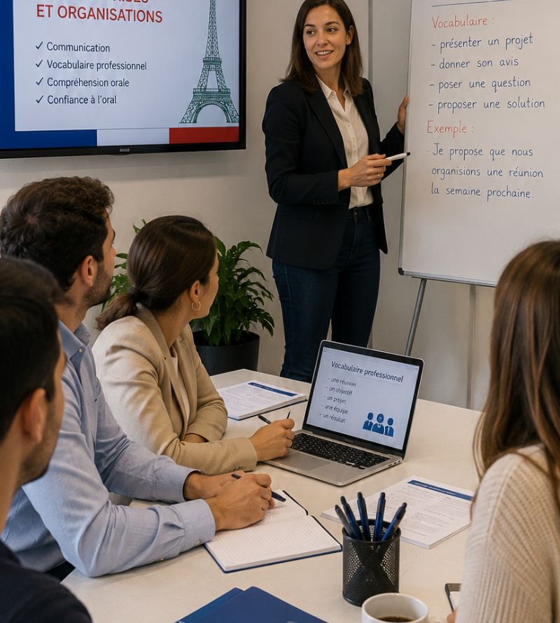 Clases de Francés para empresas o entidades