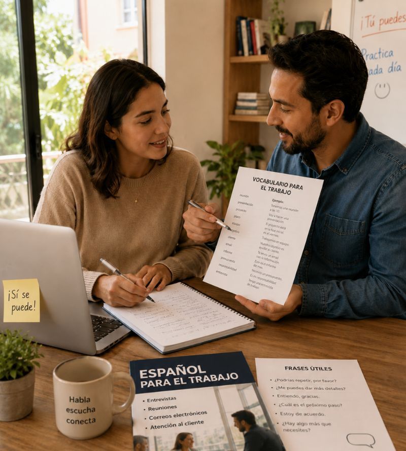 Clases de español para extranjeros para el trabajo en castelldefels y online