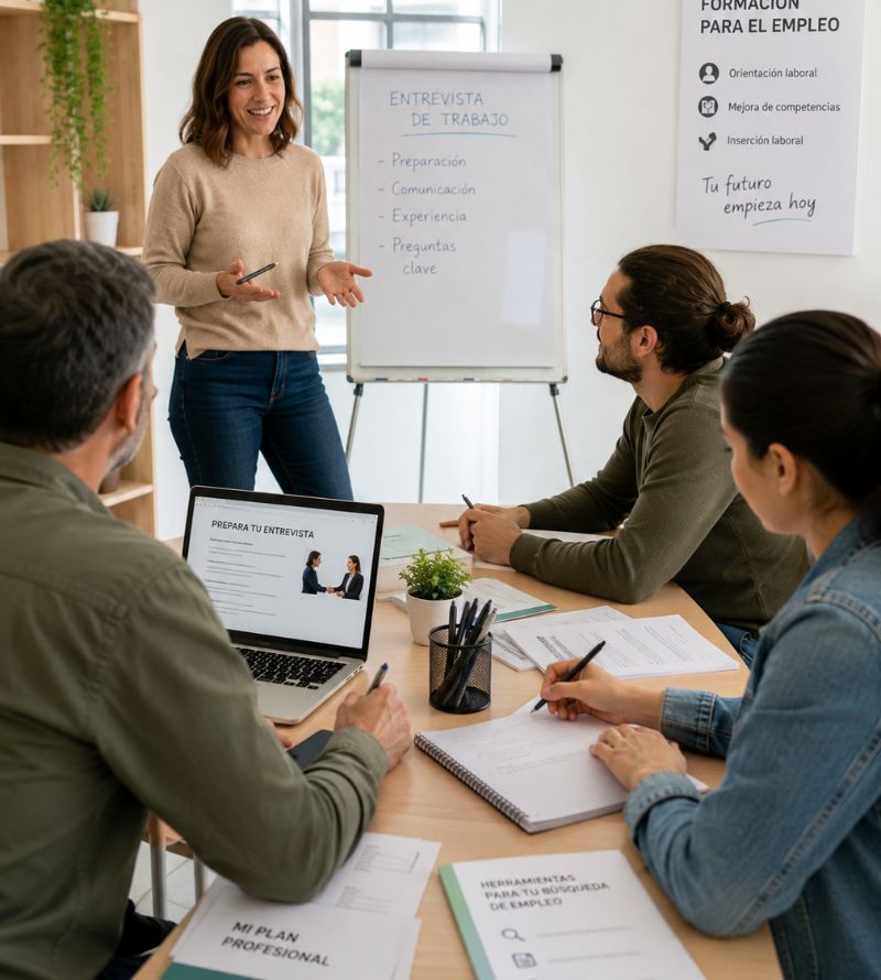 Formación de idiomas para el empleo